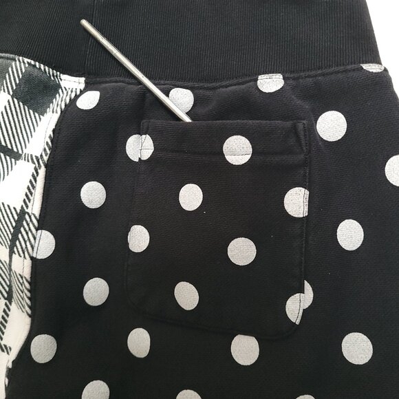 Champion Reverse Weave Sweatpants Joggers Pockets Black White Mixed Media Y2k - Picture 7 of 13